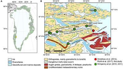 Mg and Li Stable Isotope Ratios of Rocks, Minerals, and Water in an Outlet Glacier of the Greenland Ice Sheet